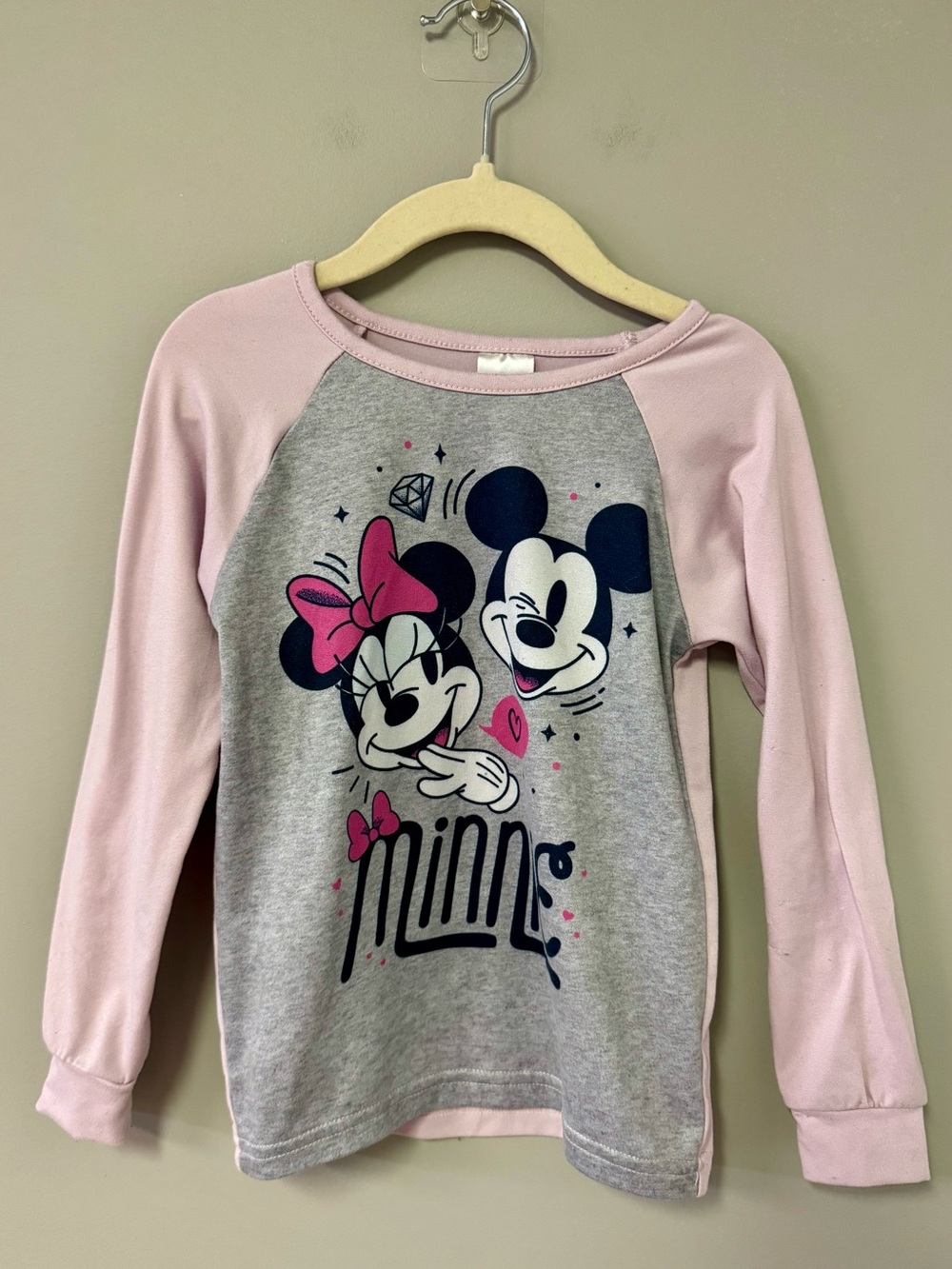 Disney Minnie & Mickey Long Sleeve Tee